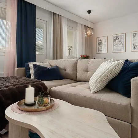 Laponia | Colourful Nordic Home With Private Sauna Apartment
