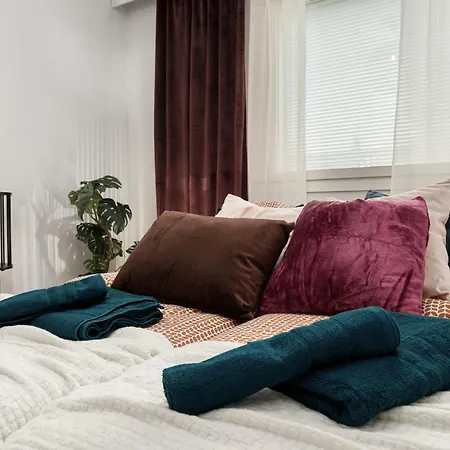 Laponia | Colourful Nordic Home With Private Sauna Apartment